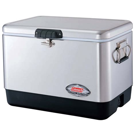 steel cooler box|metal interior coolers.